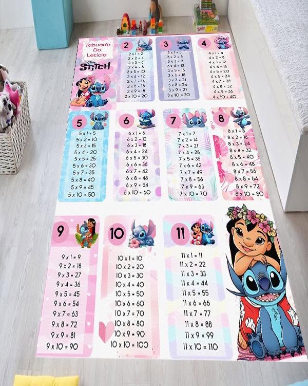 Tapis Enfant Stitch Math